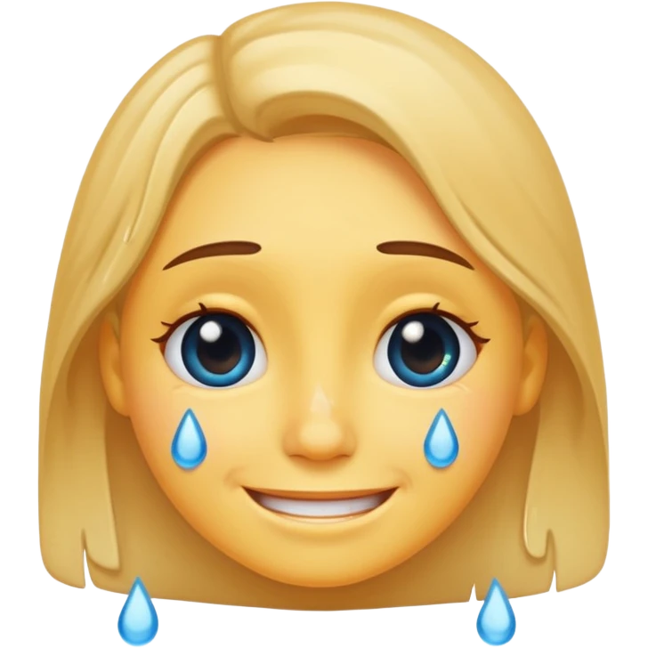 carita sonriente con lagrimas emoji