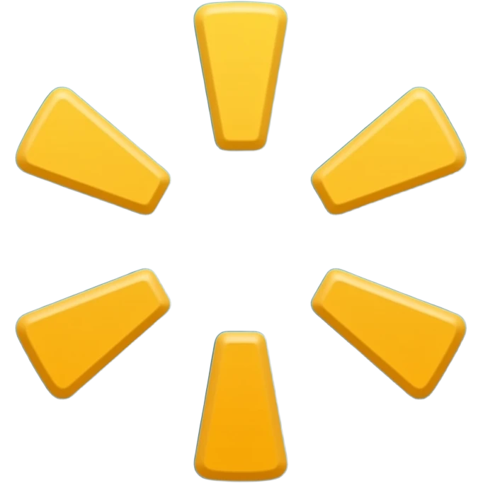 The Walmart store logo emoji