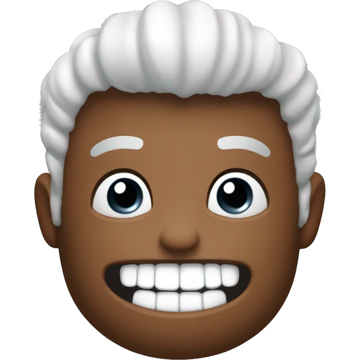 Crea un emoji de un castor marron con cara tierna dientes frontales grandes que tenga un cepillo de dientes que se llama lopi emoji