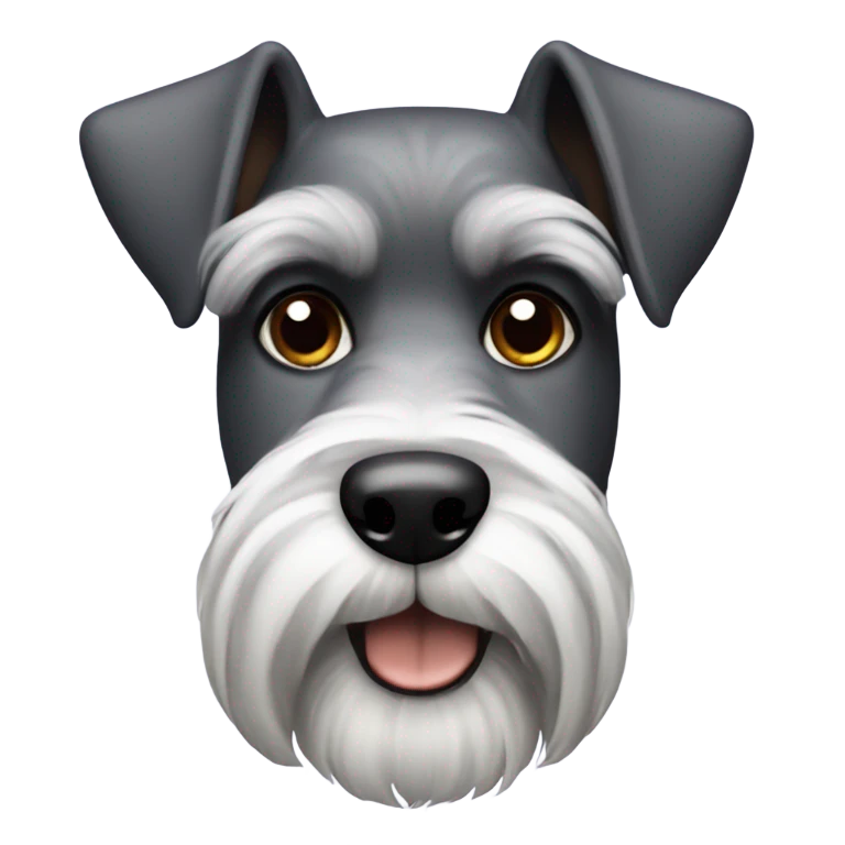 Dog schnauzer emoji
