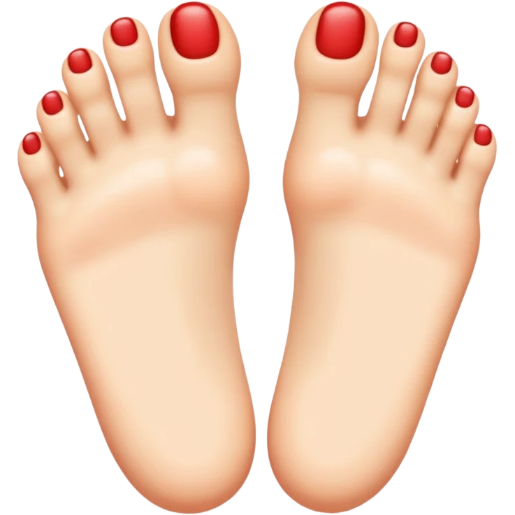 foot fingers emoji
