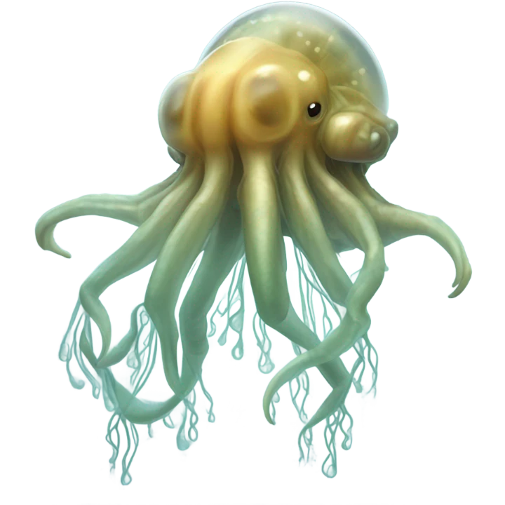 A jellyfish dinosaur  emoji