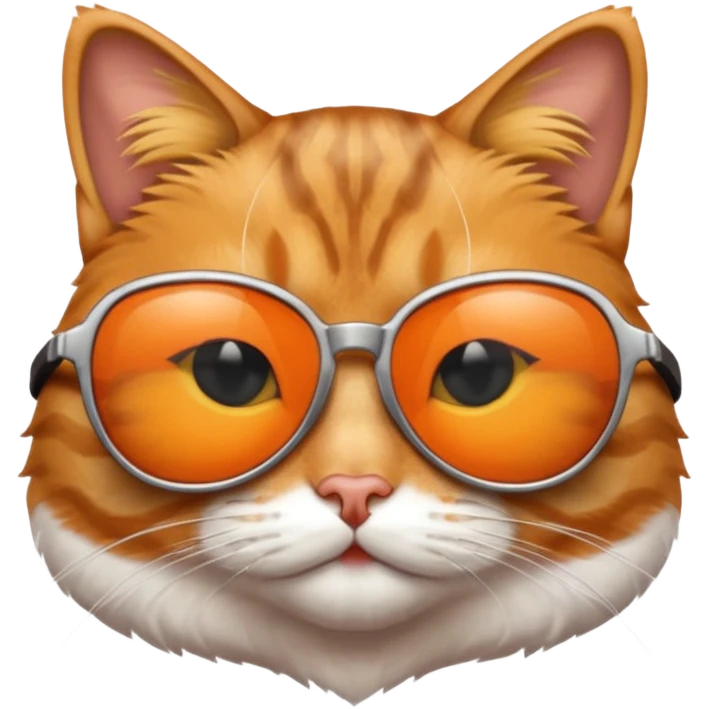 Cat wearing sunglasses emoji