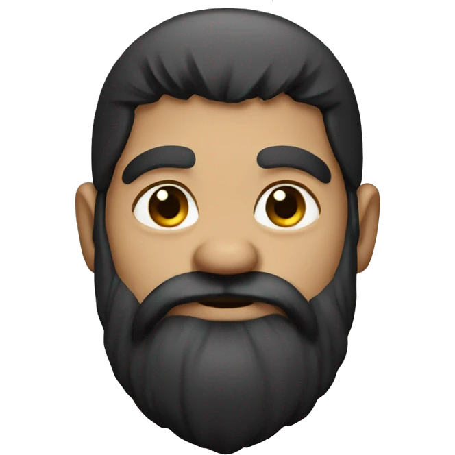 a dwarf with black hair  emoji