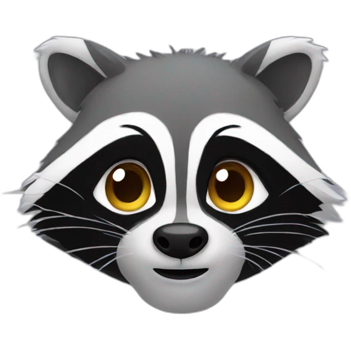 Racoon emoji
