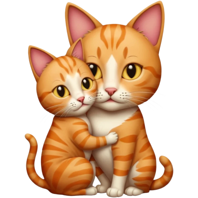 one cat kiss u're mom emoji