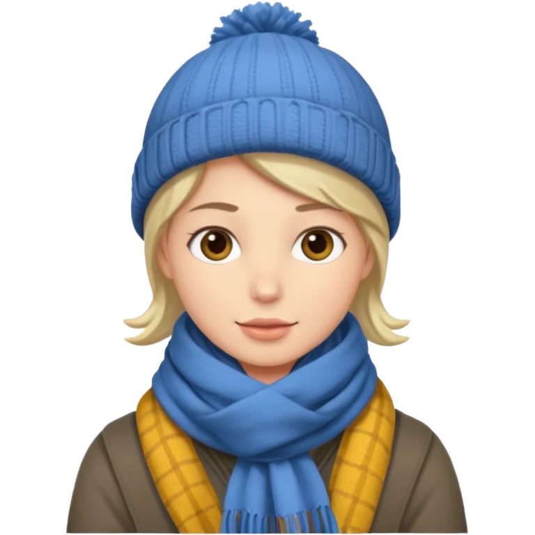 fotographer with winter clothes emoji