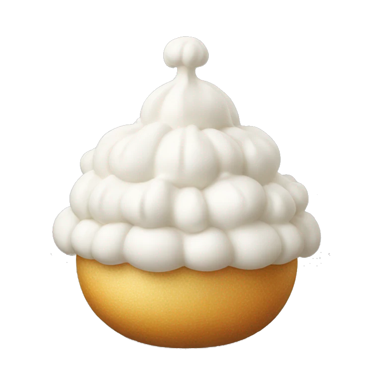 Bombe chantilly emoji