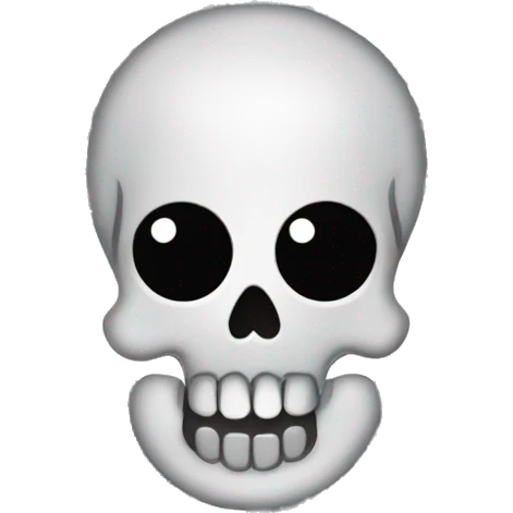 Skull emoji on a plane emoji