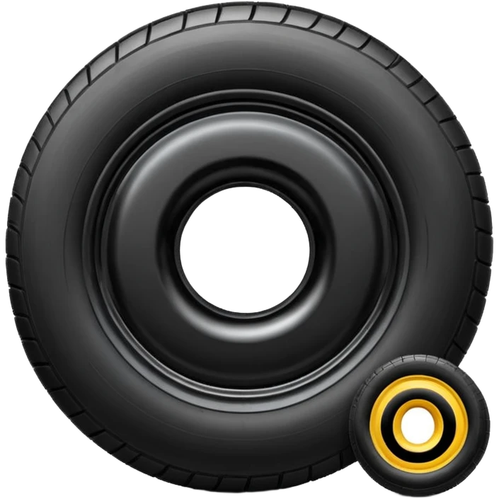 Logo from the word TireShop.ua, where the letter O should be replaced with a tire.  emoji