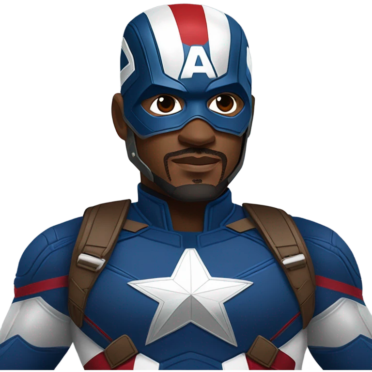 Anthony Mackie Captain America emoji