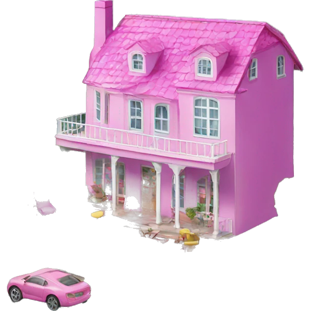 barbie house emoji
