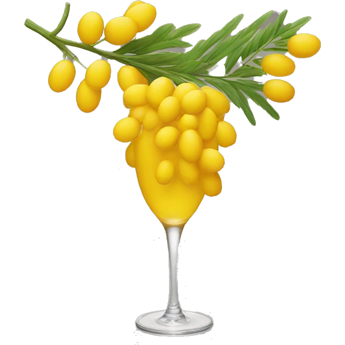 Bernini mimosa emoji
