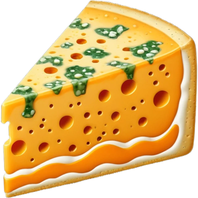 moldy orange cheese slice emoji