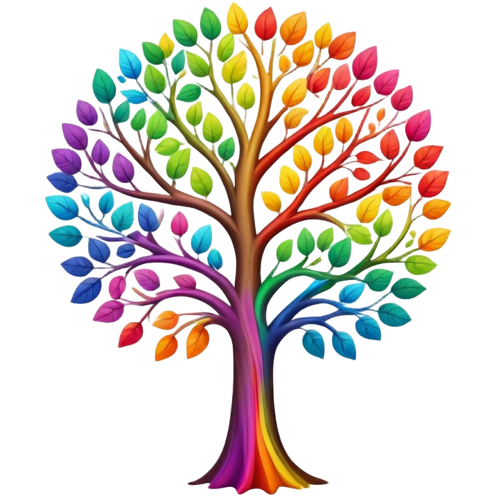 Rainbow Tree emoji