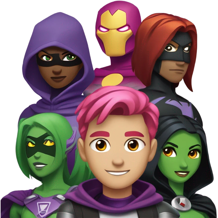 Teen titans emoji