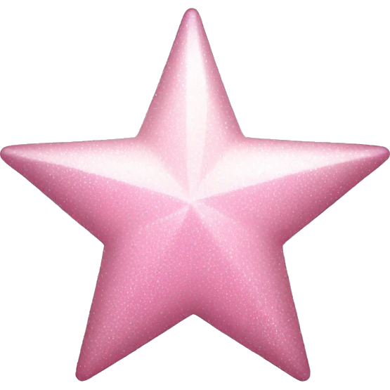 pale pink star sparkle emoji