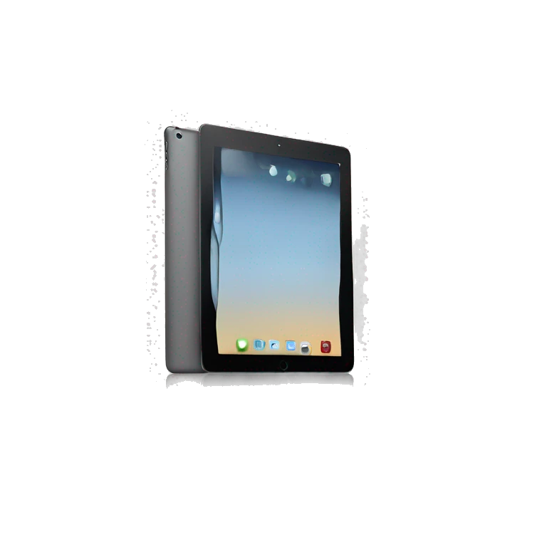 Ipad whit  emoji