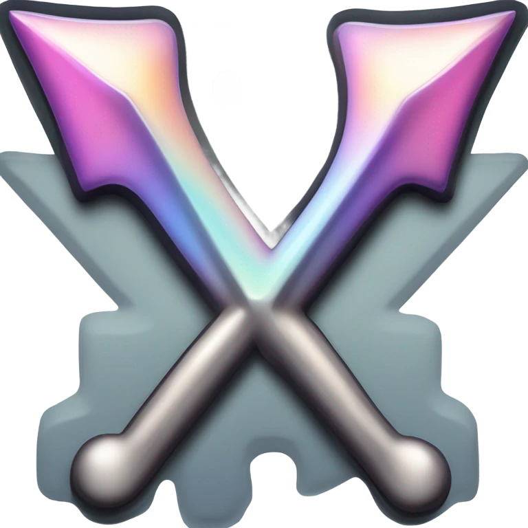 Vaporware up right arrow emoji