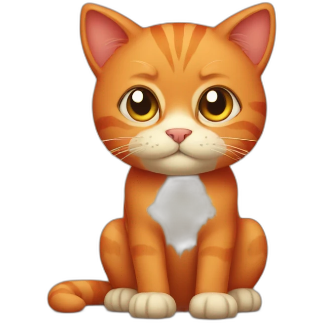 Red Cat emoji
