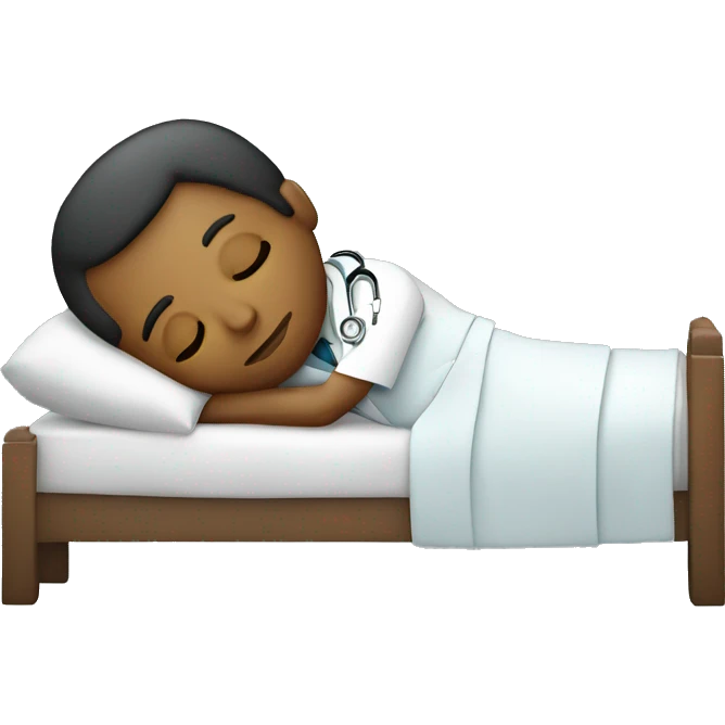 Doctor sleeping emoji