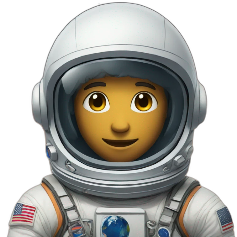 astronaut anime man emoji