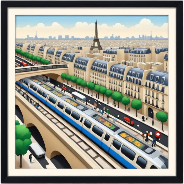 Typical wrote METRO you Can find in Paris  emoji