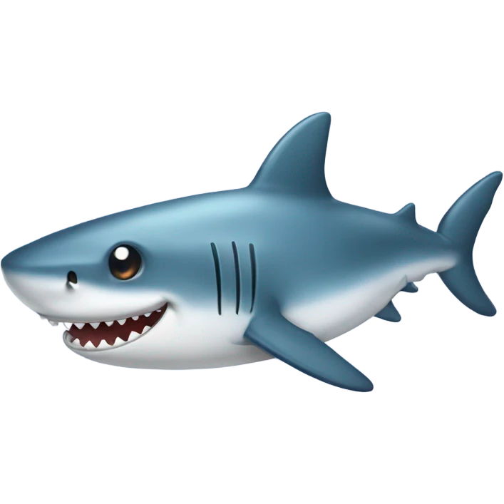 Cute shark emoji