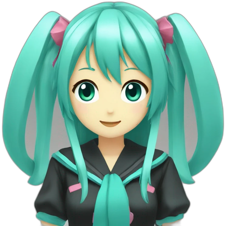 Hatsune-miku-simple emoji