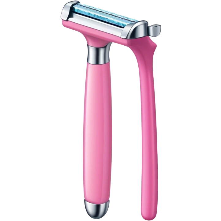 Pink body razor emoji