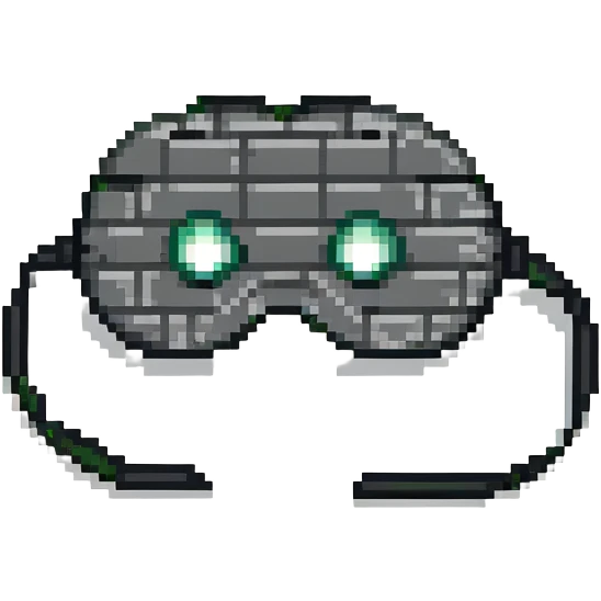 simple black superhero eye mask emoji