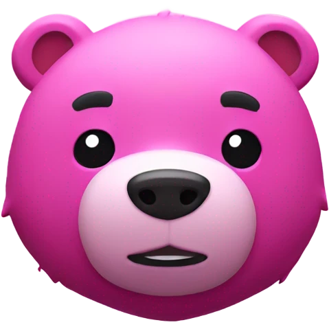 Fortnite pink bear skin emoji
