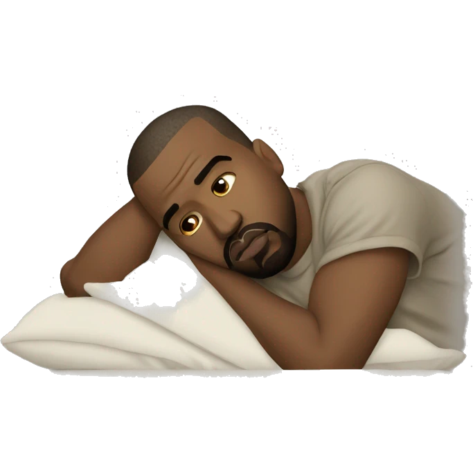 kanye west qui dort emoji