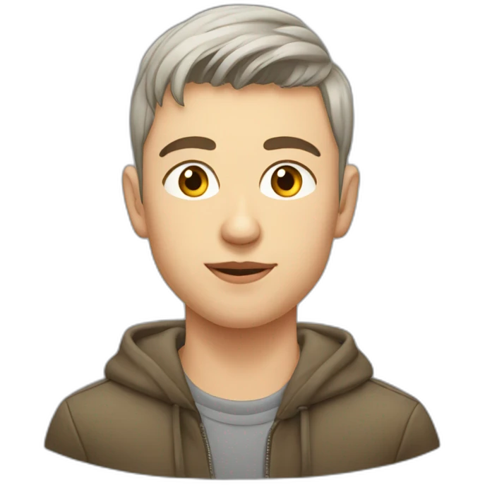 Young Slavic gay male emoji