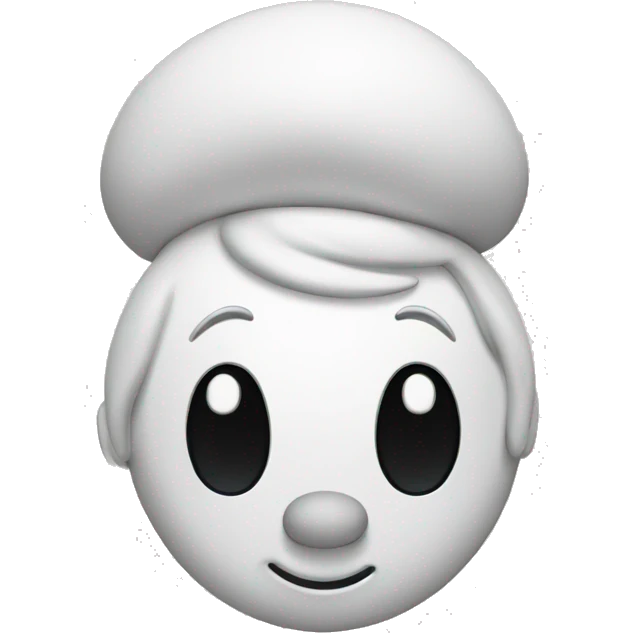 Mickey in white emoji