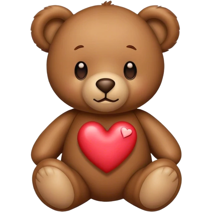 Teddy bear inlove emoji