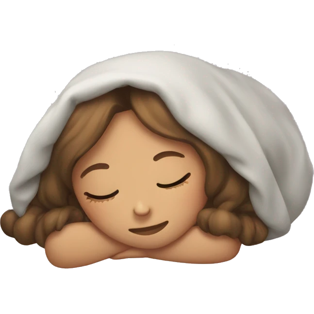 Sleeping girl emoji