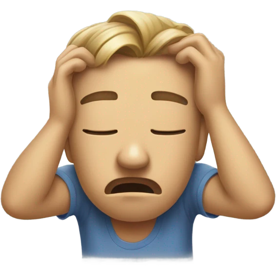 Looks so done emoji