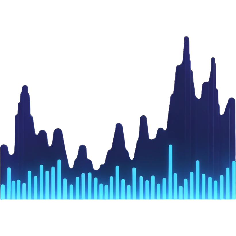digitalization with glowing data streams emoji