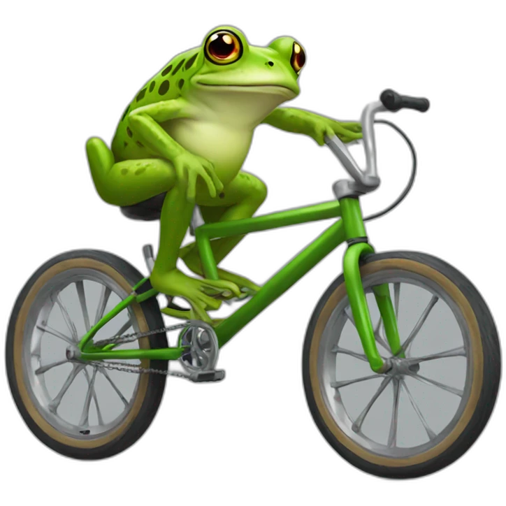 Frog bmx emoji
