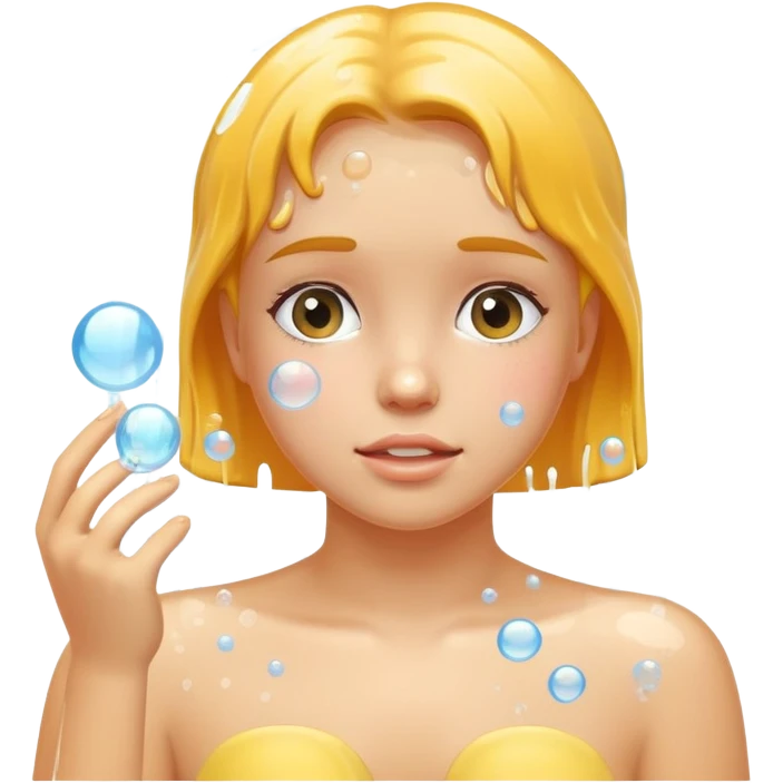 девушка в душе emoji