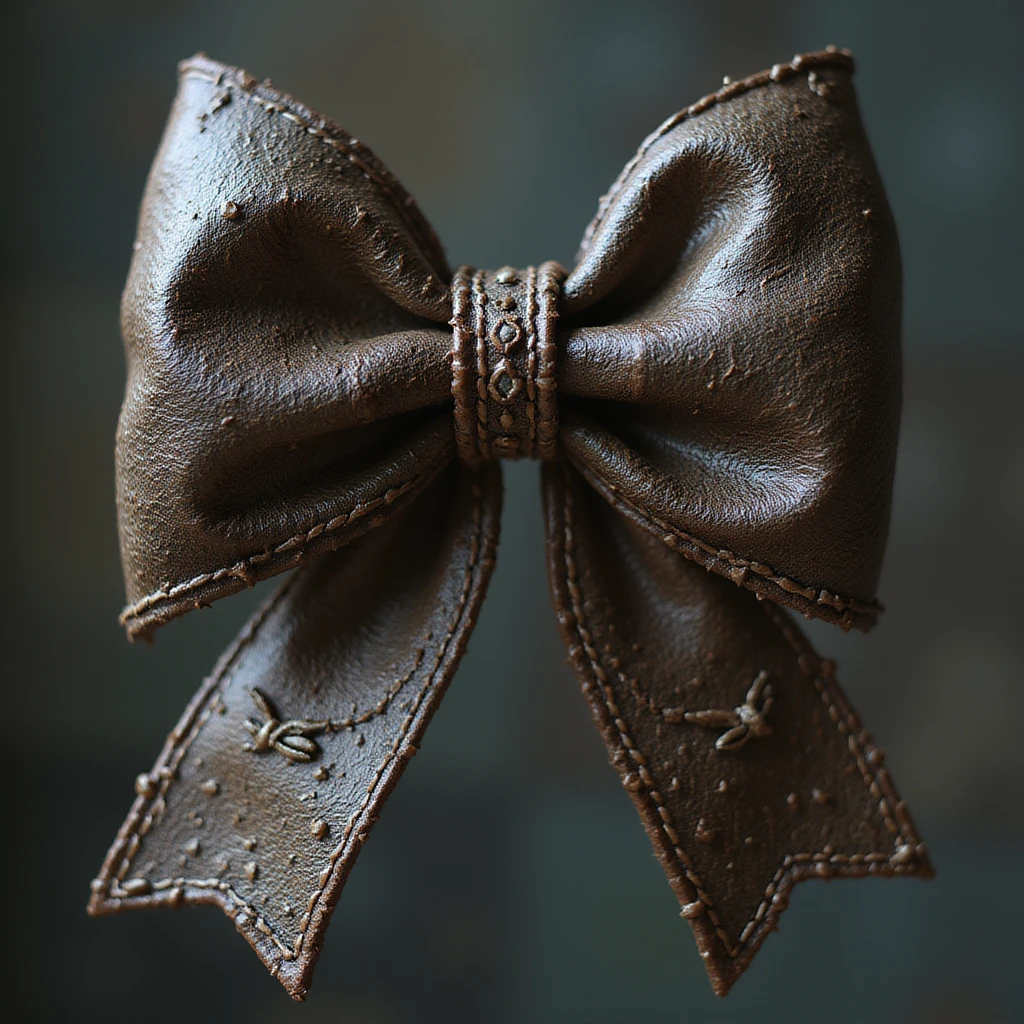 gothic bow, photorealistic style, variation 3 emoji