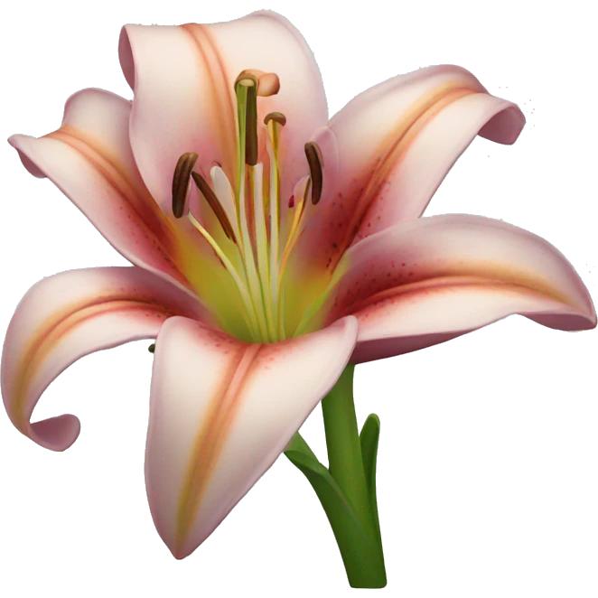 Lily flower emoji