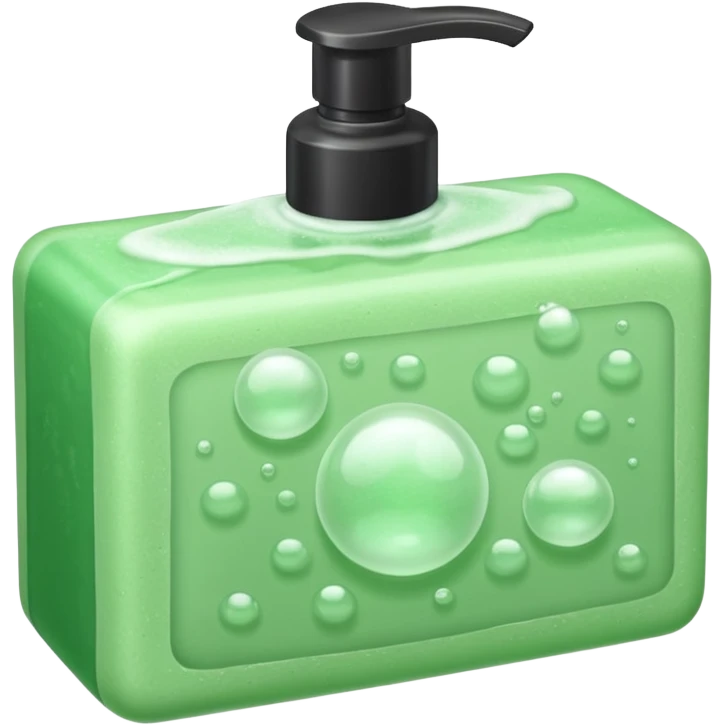 Soap and shampoo emoji