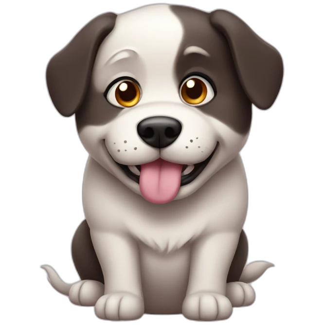big fat puppy dog emoji
