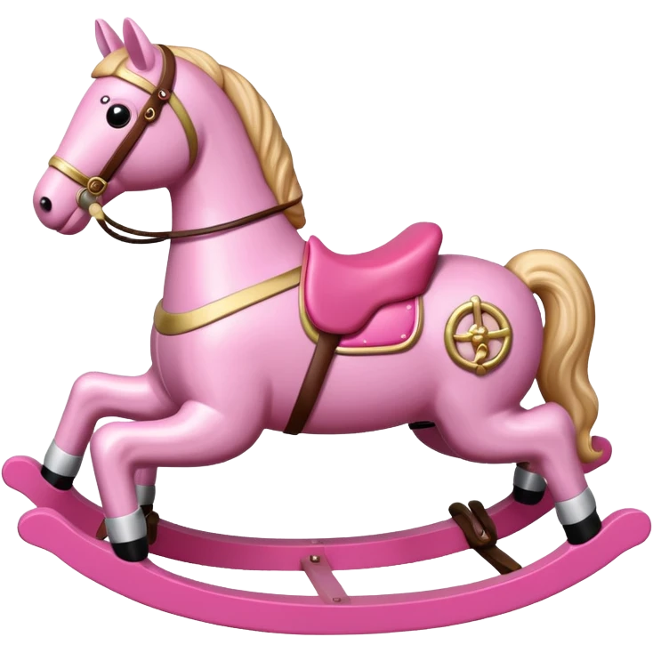 pink Rocking Horse emoji