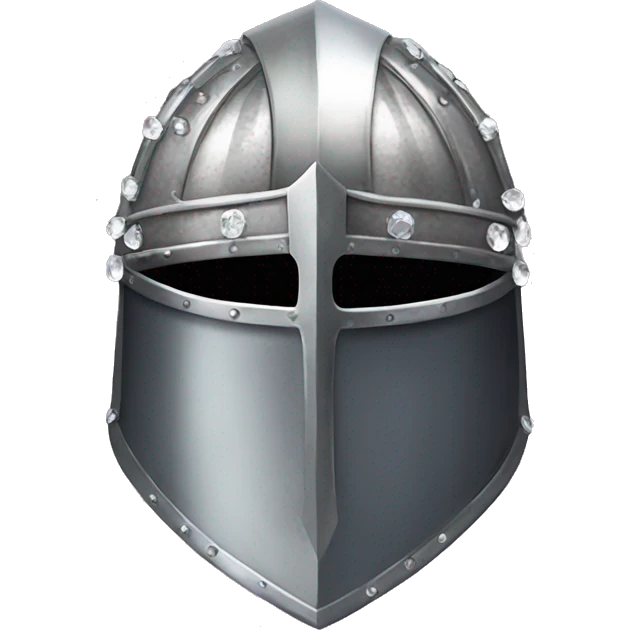 knight helmet with crystals emoji