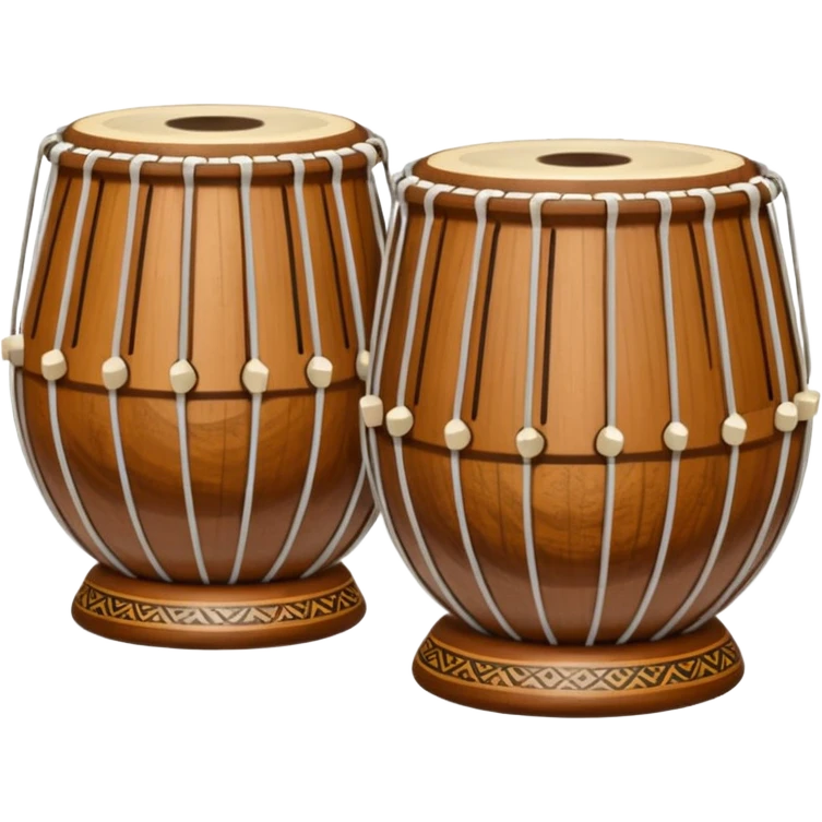 Indian tabla two small emoji