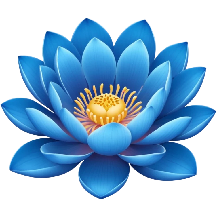 lotus bleu emoji