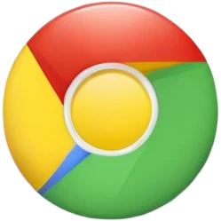 rounded bright Google Chrome icon emoji emoji